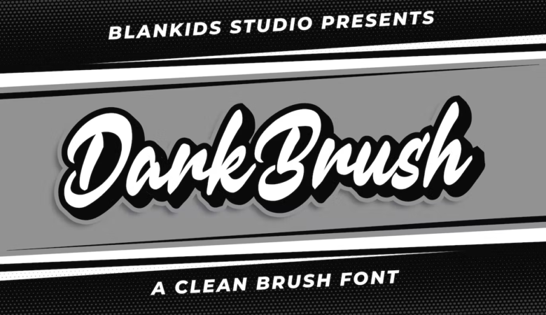 Dark Brush Font