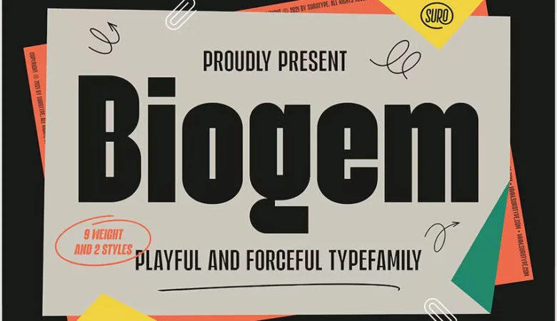 Biogem Font