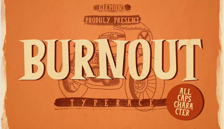 Burnout Font