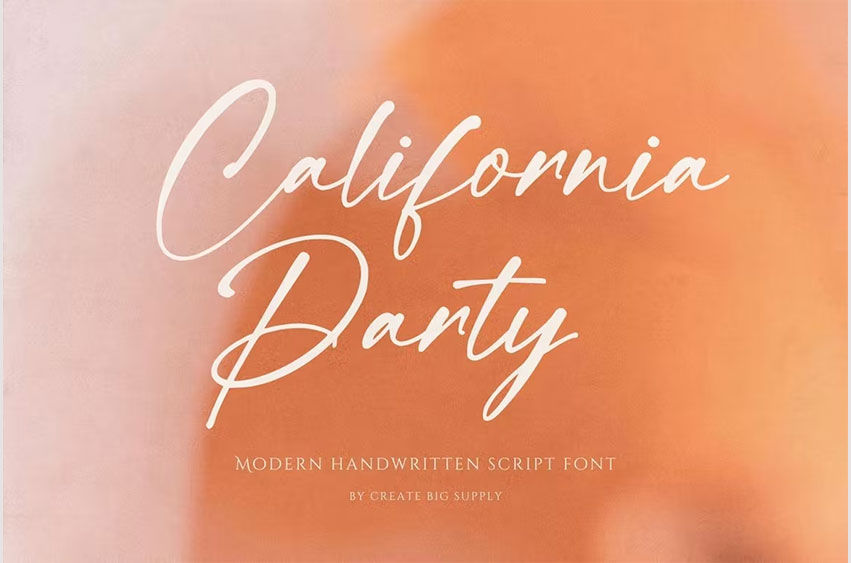 California Party Font