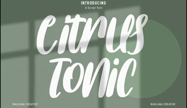 Citrus Tonic Font