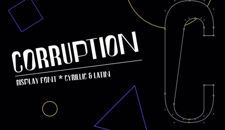 Corruption Font