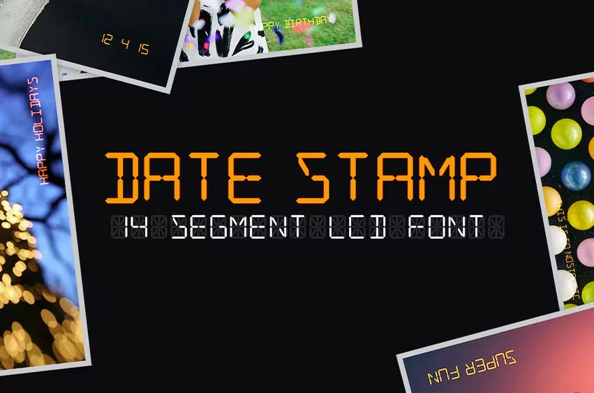 Date Stamp Font