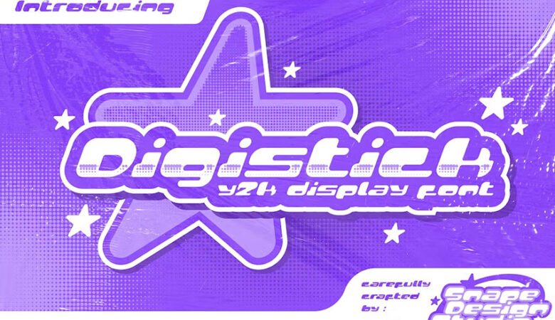 Digistick Y2K Font