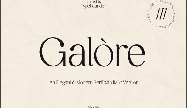 Galore Font