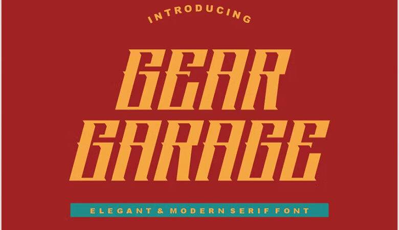 Gear Garage Font