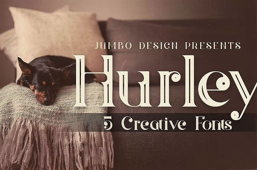 Hurley Vintage Style Font