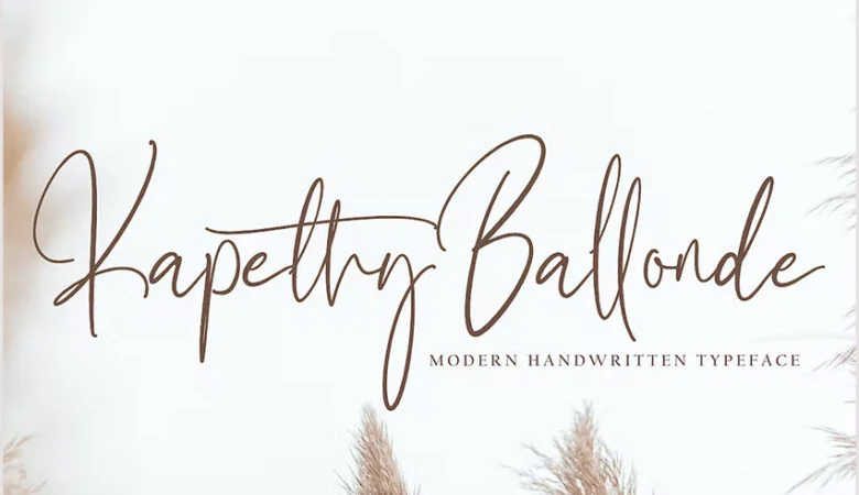 Kapethy Ballonde Font