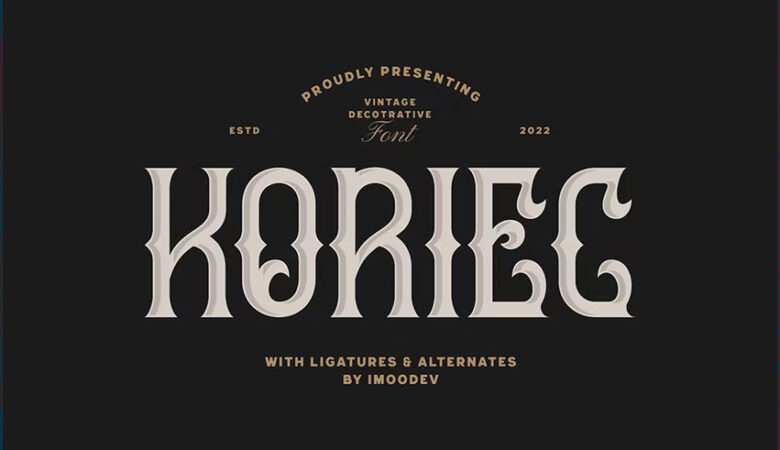 Koriec Font