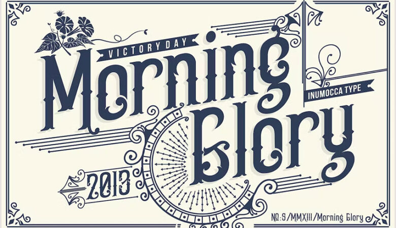 Morning Glory Font