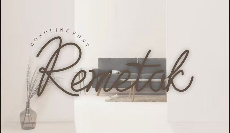 Remetak Font