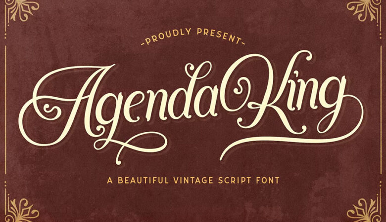 Agenda King Font