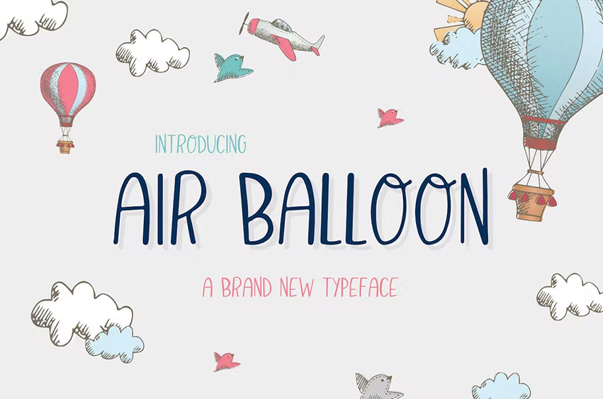 Air Ballon Font