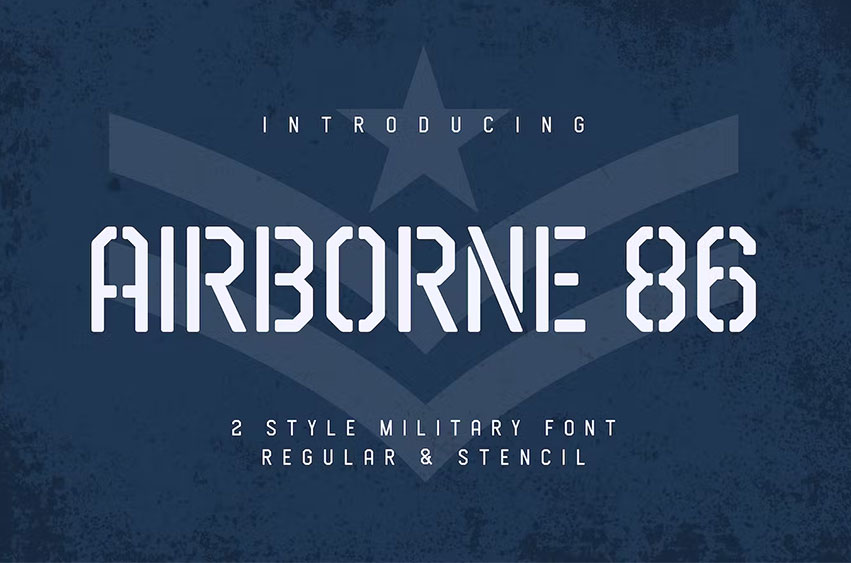 Airborne 86 Font