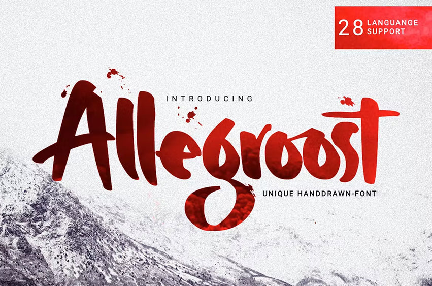 Allegroost Font