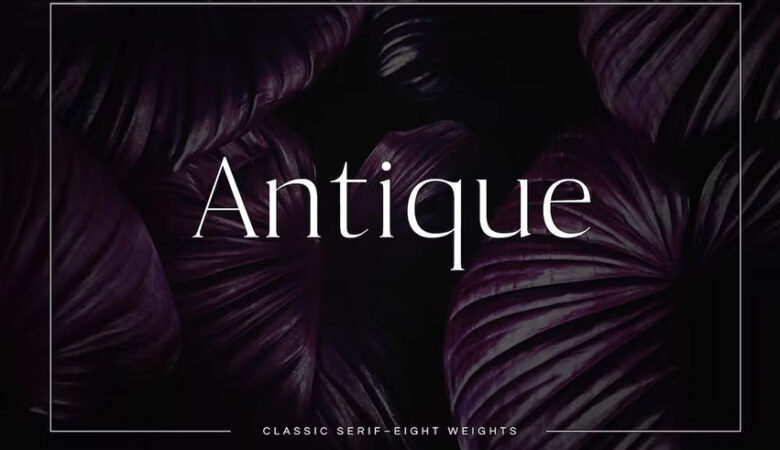 Antique Font