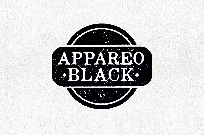 Appareo Black Font