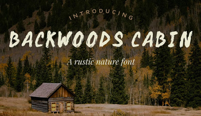 Backwoods Cabin Font