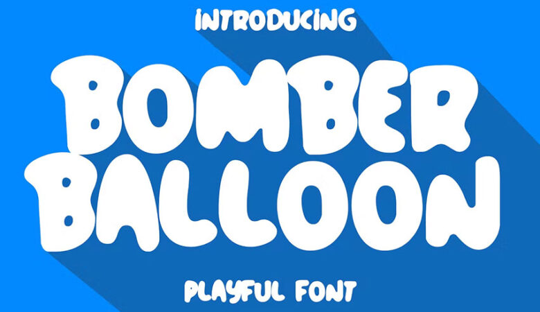 Bomber Balloon Font