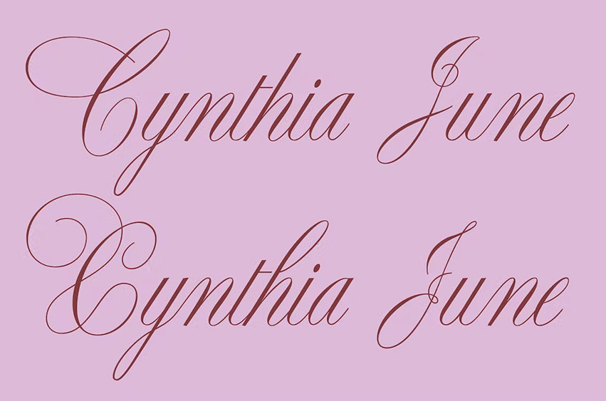 Cynthia June Font