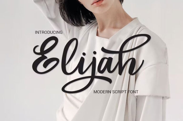 Elijah Font - FreeDaFonts