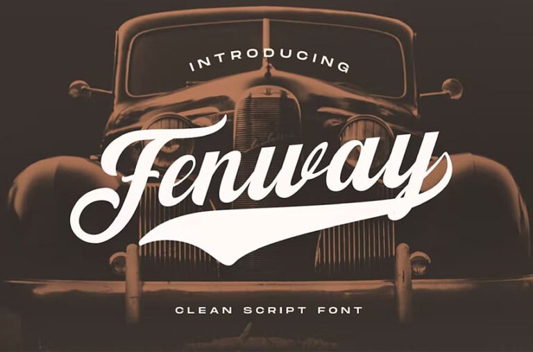 fenway-font-freedafonts