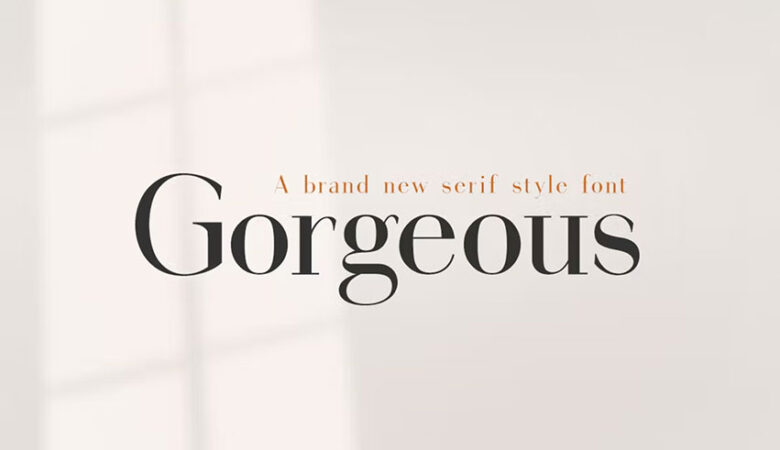 Gorgeous Serif Font