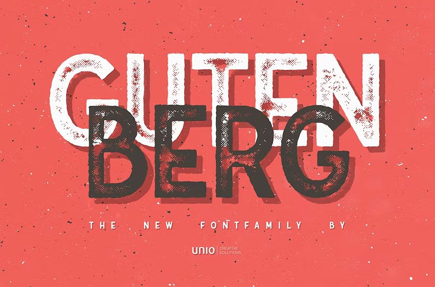 Gutenberg Font