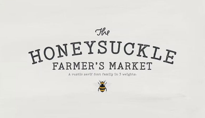 Honeysuckle Market Font