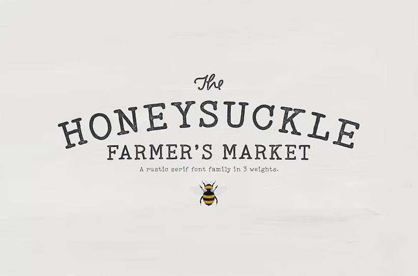 Honeysuckle Market Font