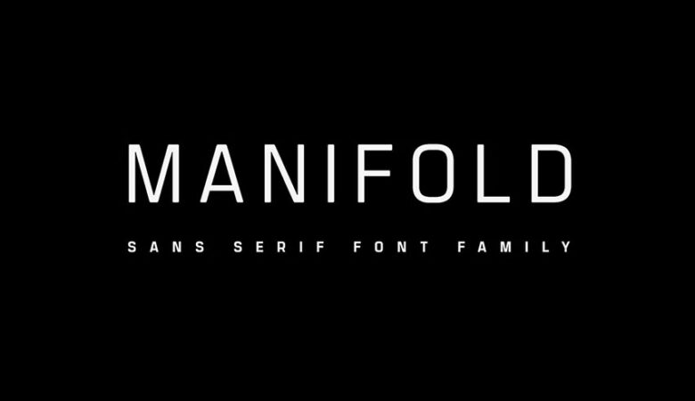 Manifold Font