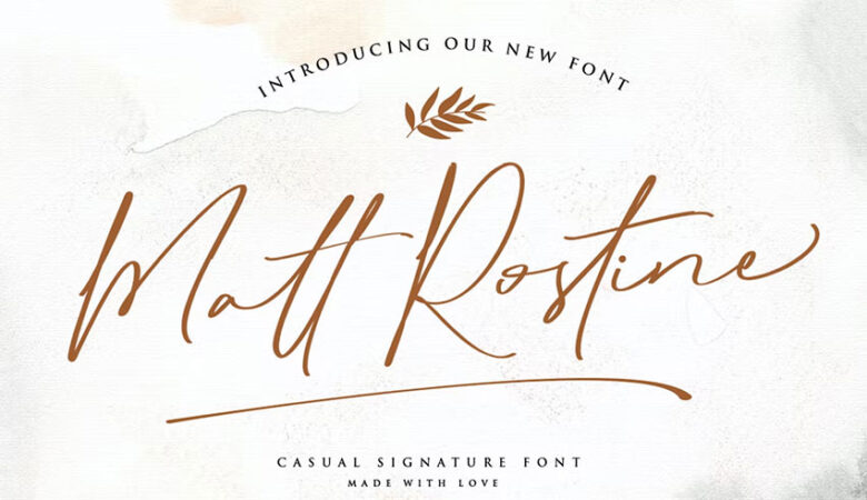 Matt Rostine Font