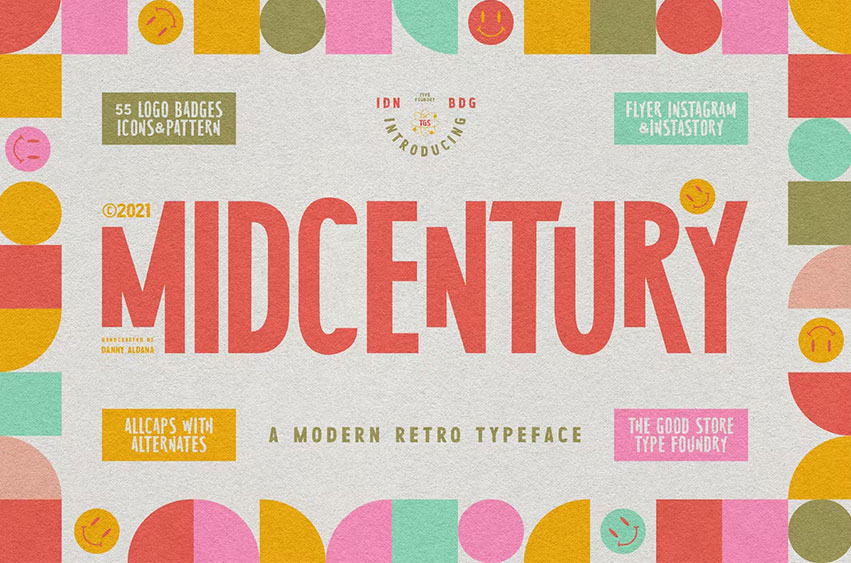 MidCentury Font