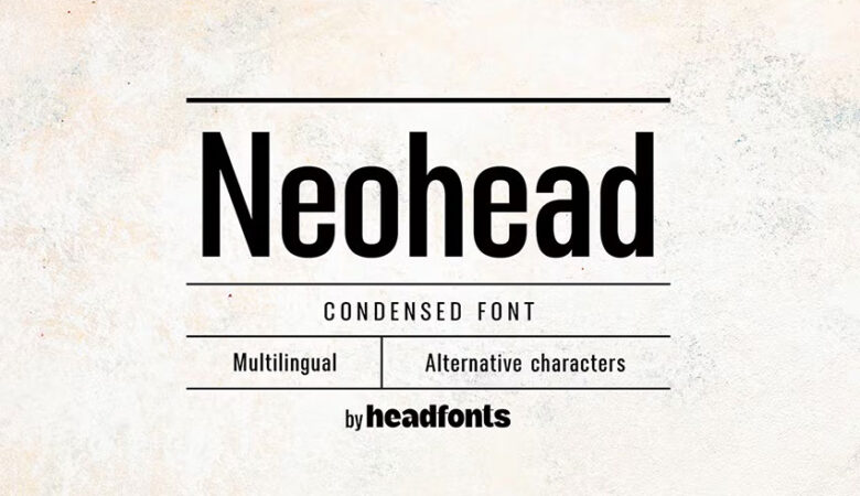 Neohead Condensed Font