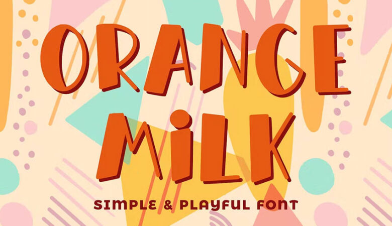 Orange Milk Font