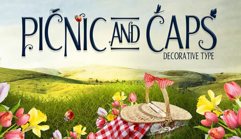 Picnic Caps Font