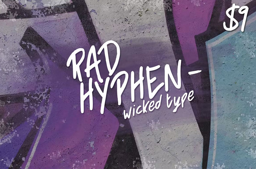 Rad Hyphen Font