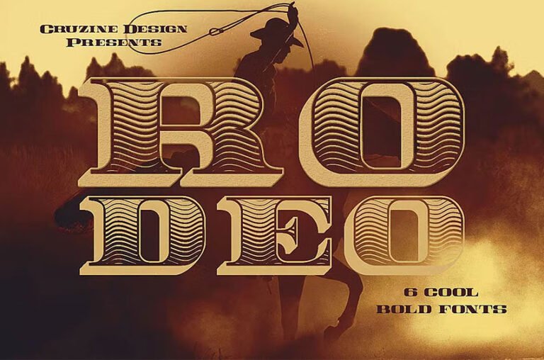 Rodeo Font - FreeDaFonts