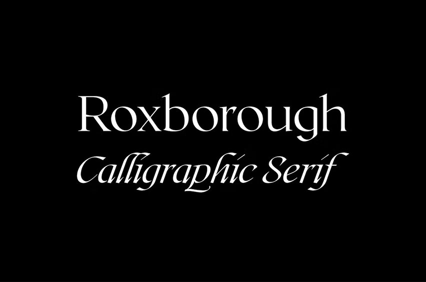 Roxborough Font