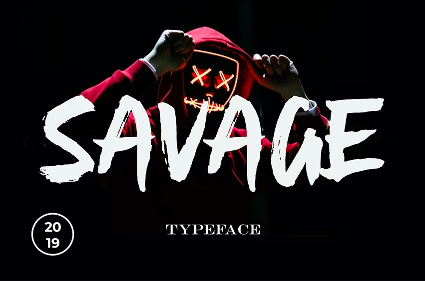 Savage Typeface Font