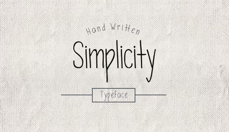 Simplicity Font