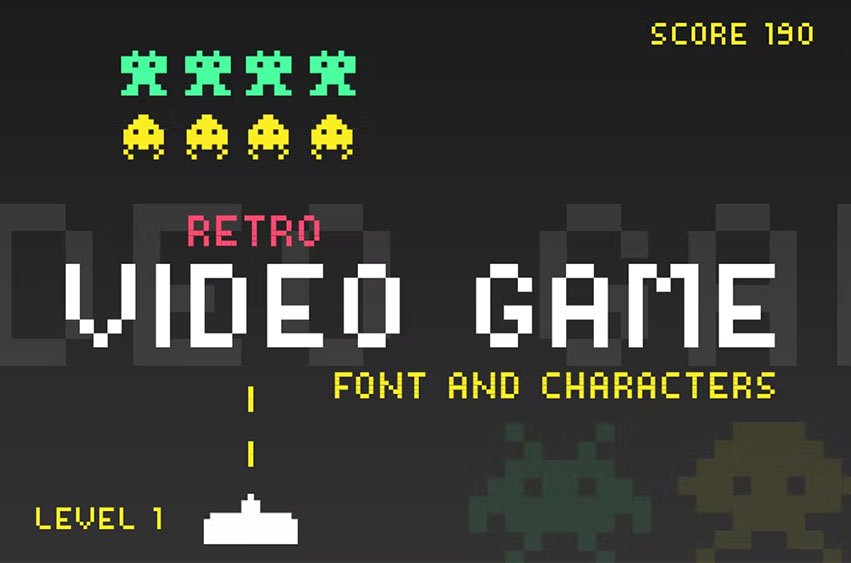 Video Game Font