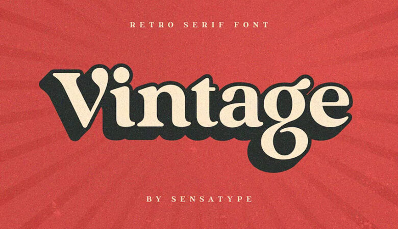 Vintage Font