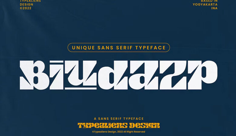 Biudazp Font