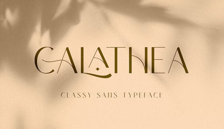 Calathea Font