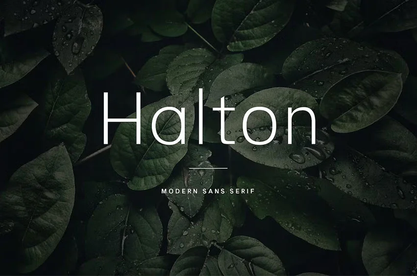 Halton Font