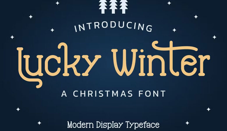 Lucky Winter Christmas Font