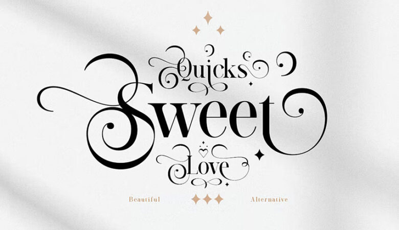 Quicks Sweet Love Font