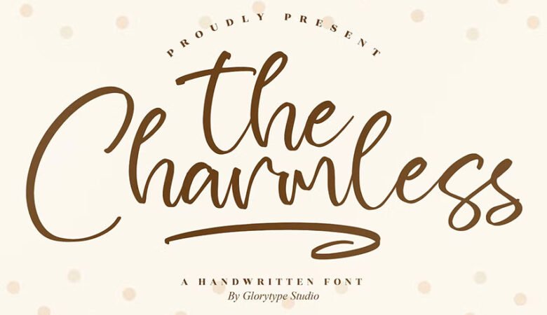 The Charmless Font