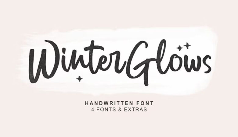 Winter Glows Font